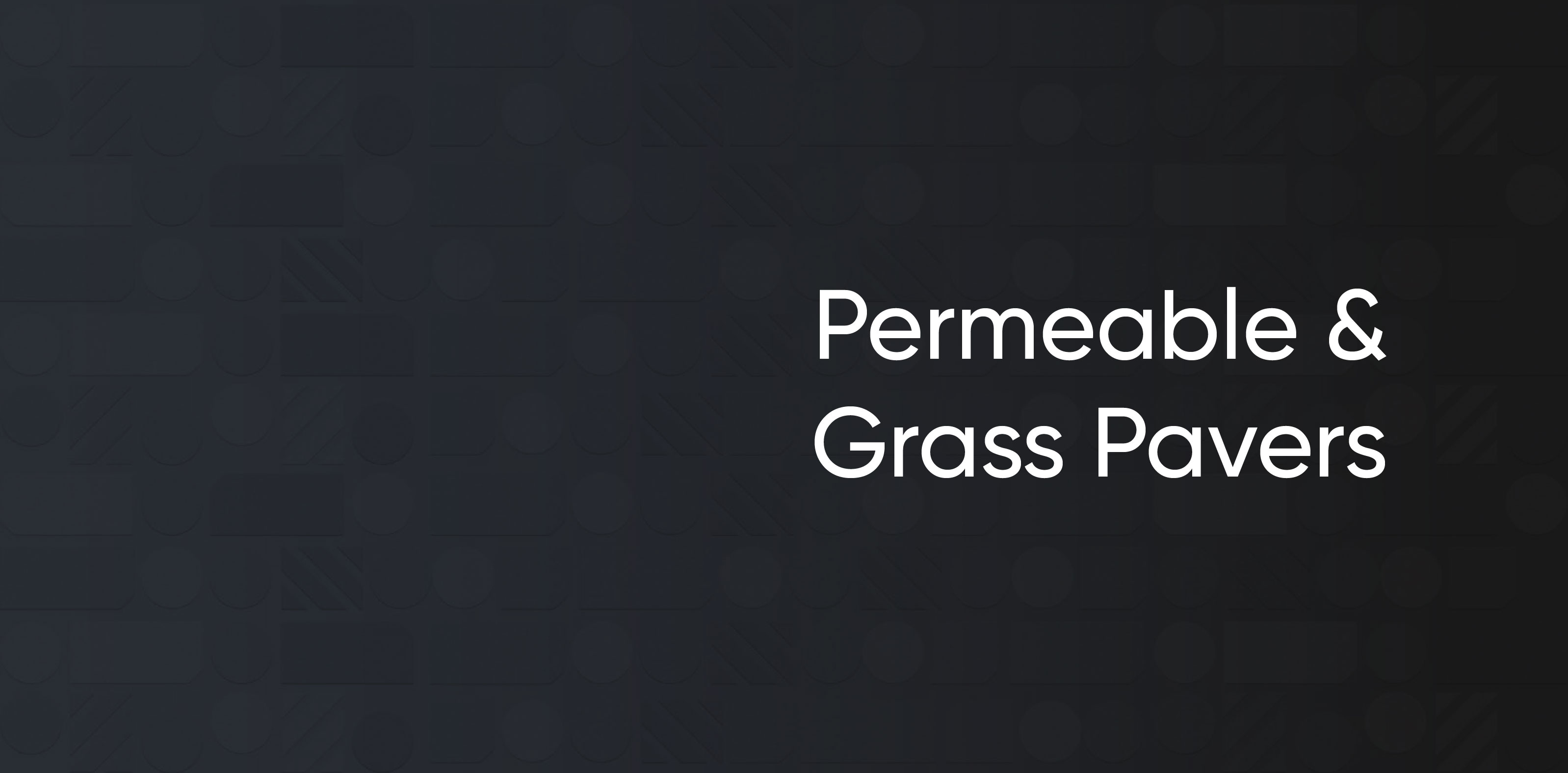 Permeable & Grass Pavers